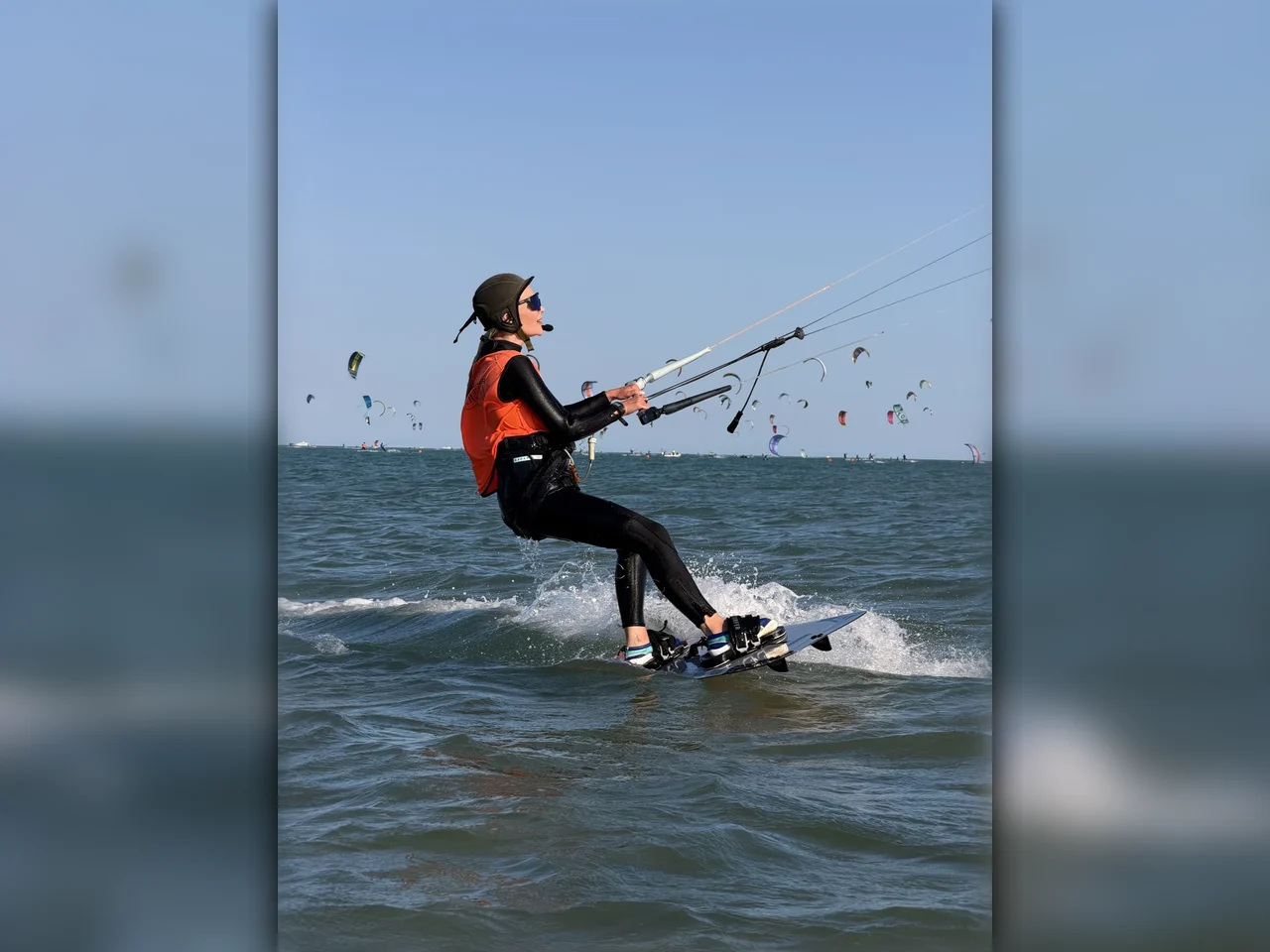 3. fáze: Jízda na obě strany — výuka kiteboardingu v El Gouně