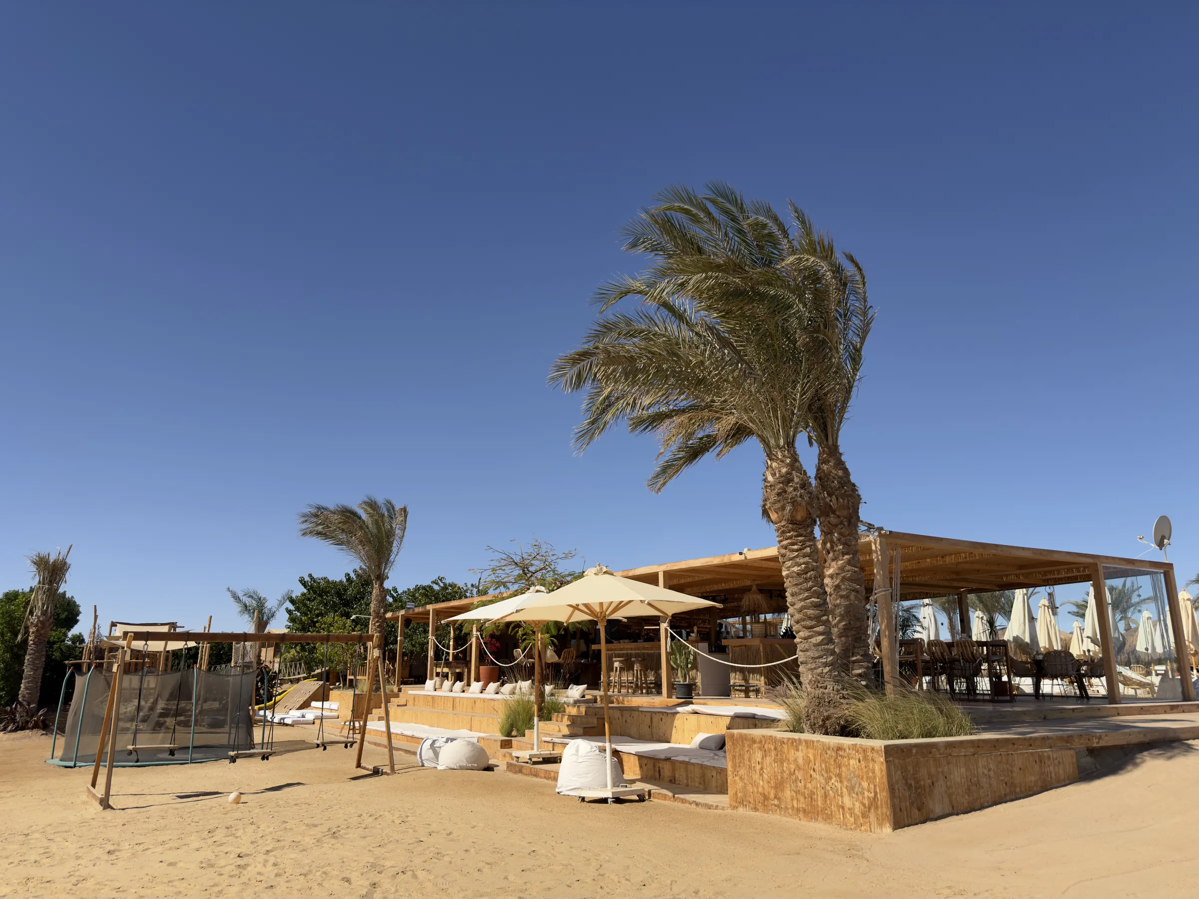 El Gouna při západu slunce — ozvi se Kitepower El Gouna