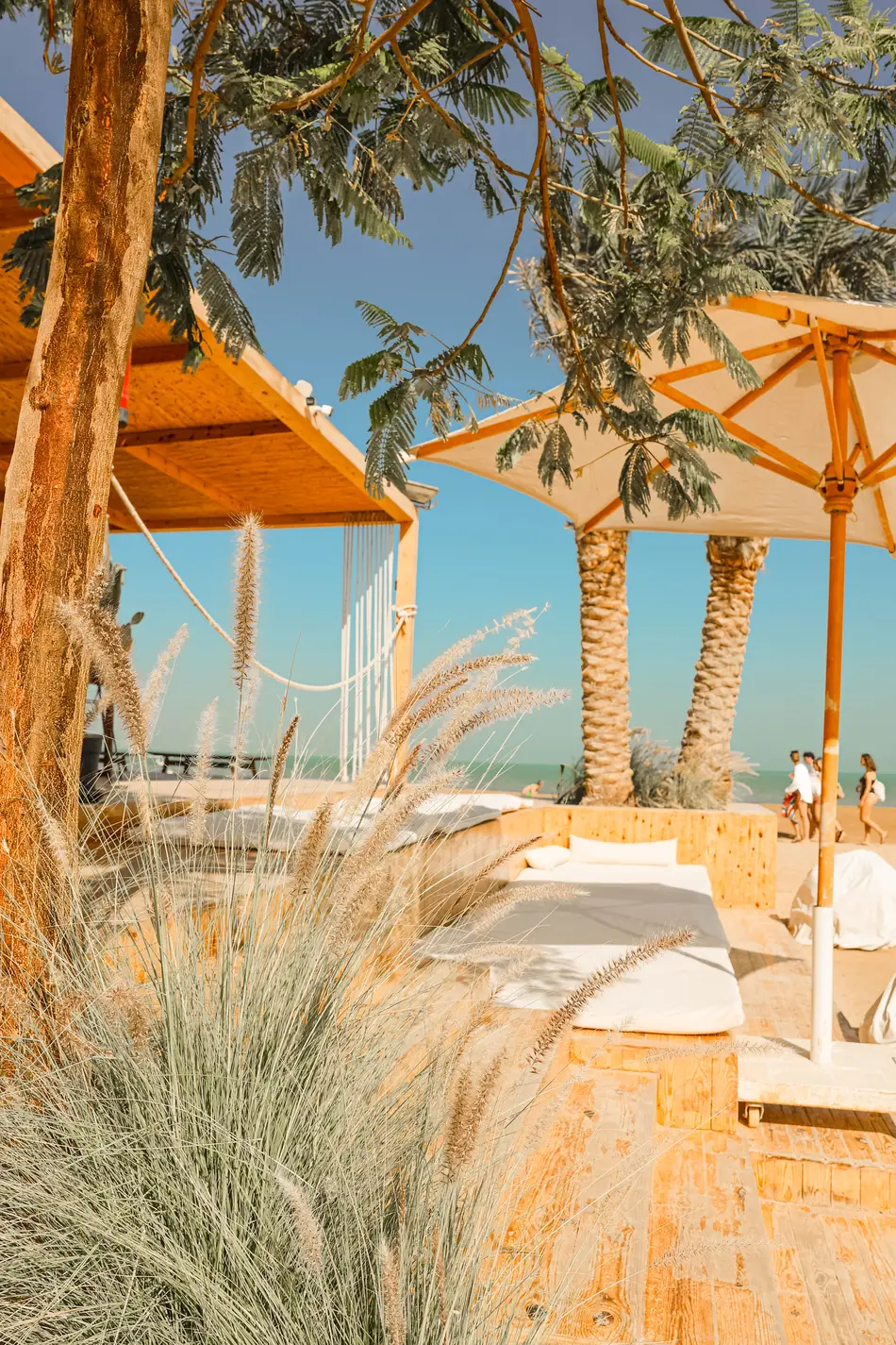 Laguna El Gouna v chladné části roku — slunce a klidná pláž